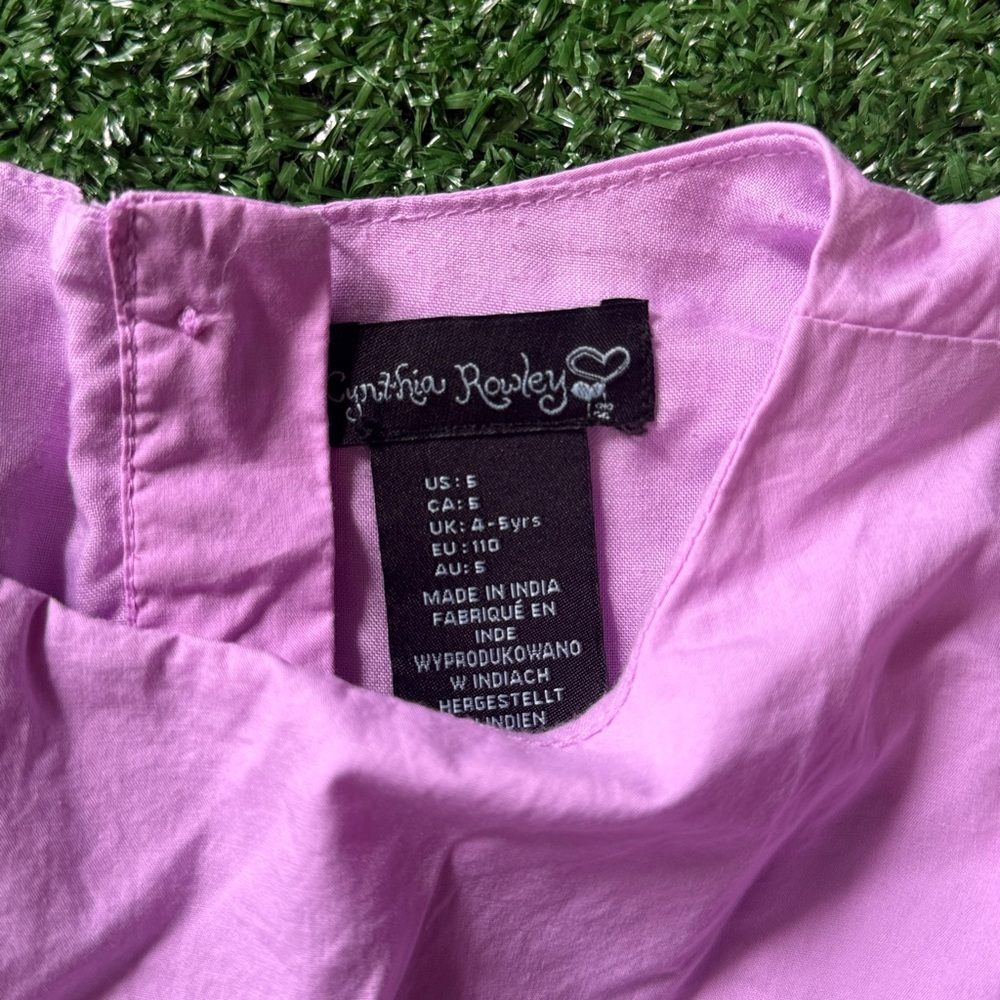 Cynthia Rowley Light Purple Kids Dress - Picture 4 of 6